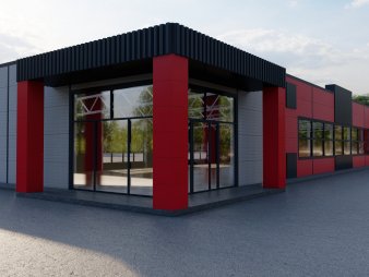 Магазин из сэндвич-панелей