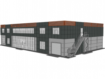 Магазин из сэндвич-панелей