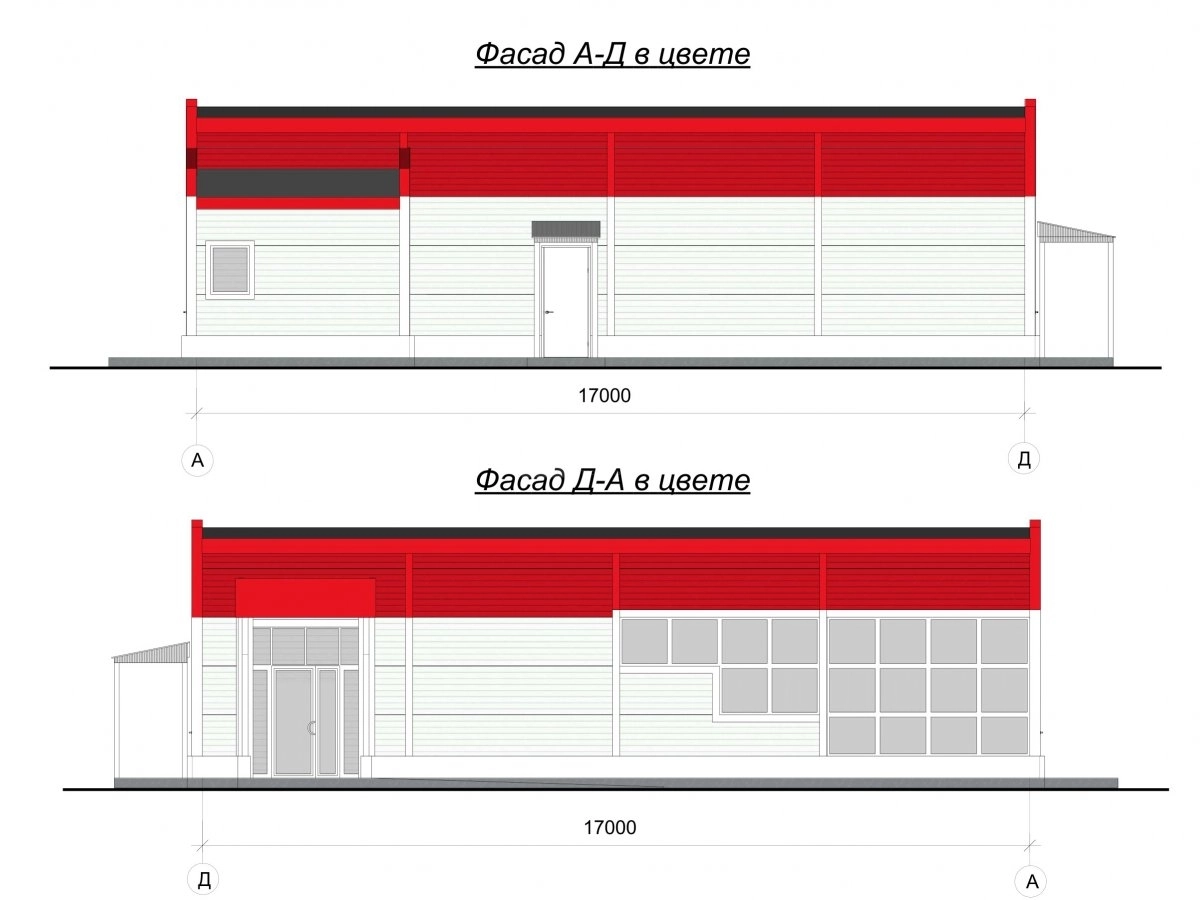 3D визуализация Магазин из сэндвич-панелей - фото 7
