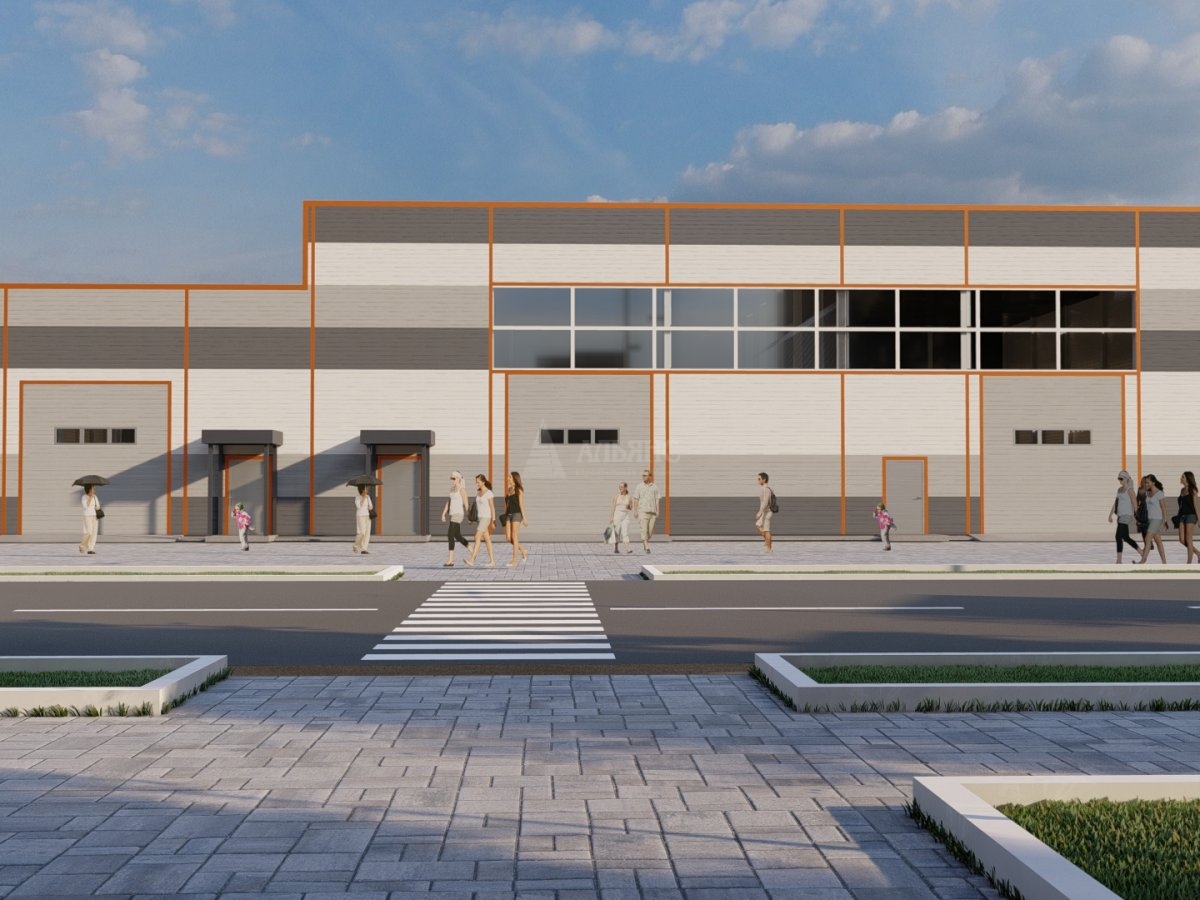 3D визуализация Проект СТО из сэндвич-панелей - фото 5